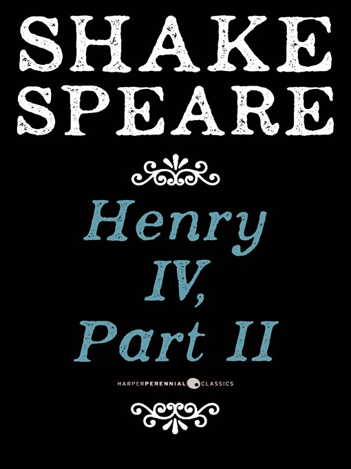 Cover image for Henry Iv, Part Ii